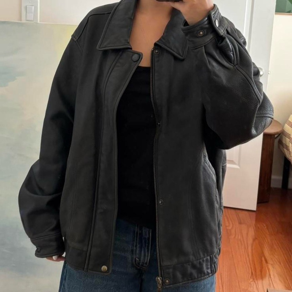 Eddie Bauer leather jacket